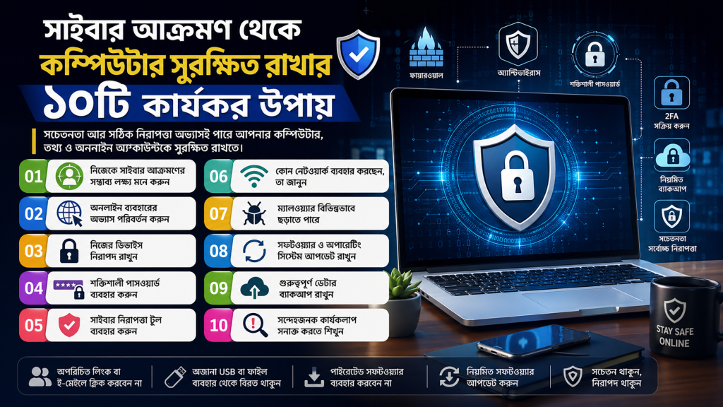 Cyber Attack (সাইবার আক্রমন)