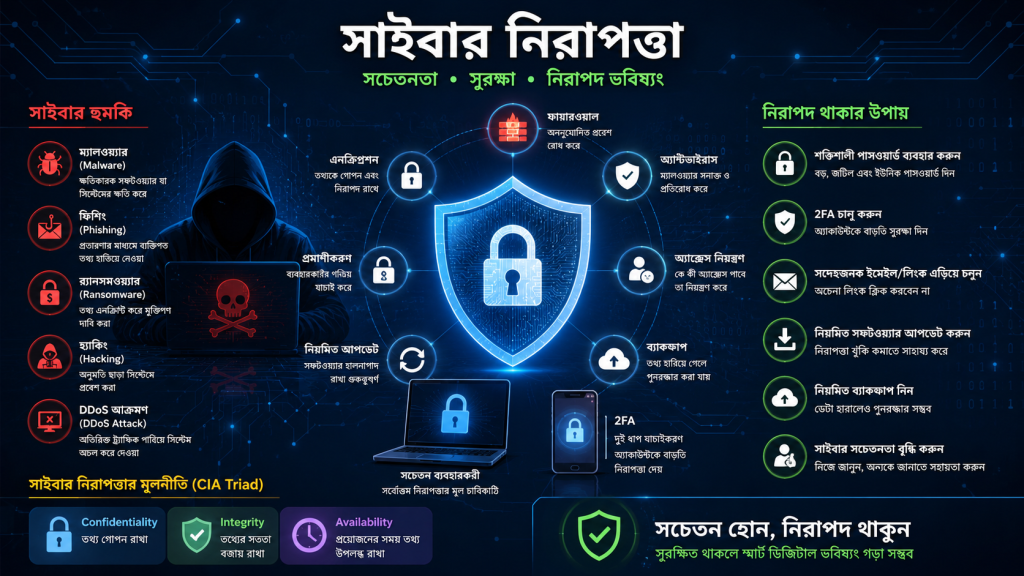 সাইবার নিরাপত্তা বিষয়ক ভাইভা প্রশ্ন ও উত্তর