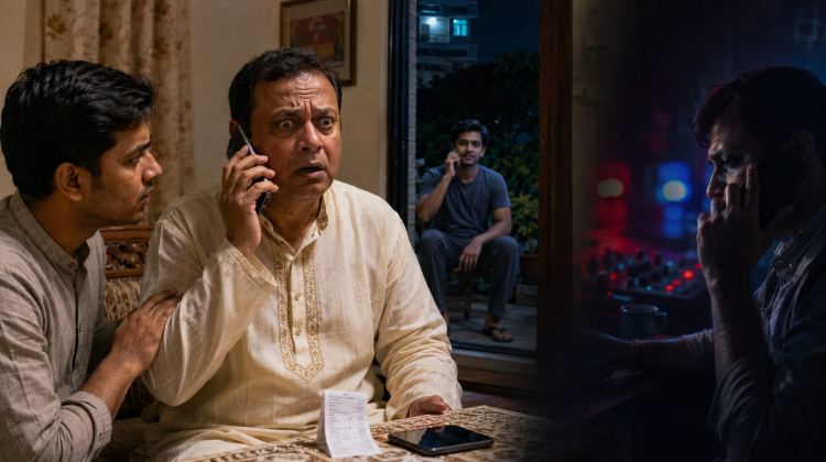 পুলিশ পরিচয়ে ফোন