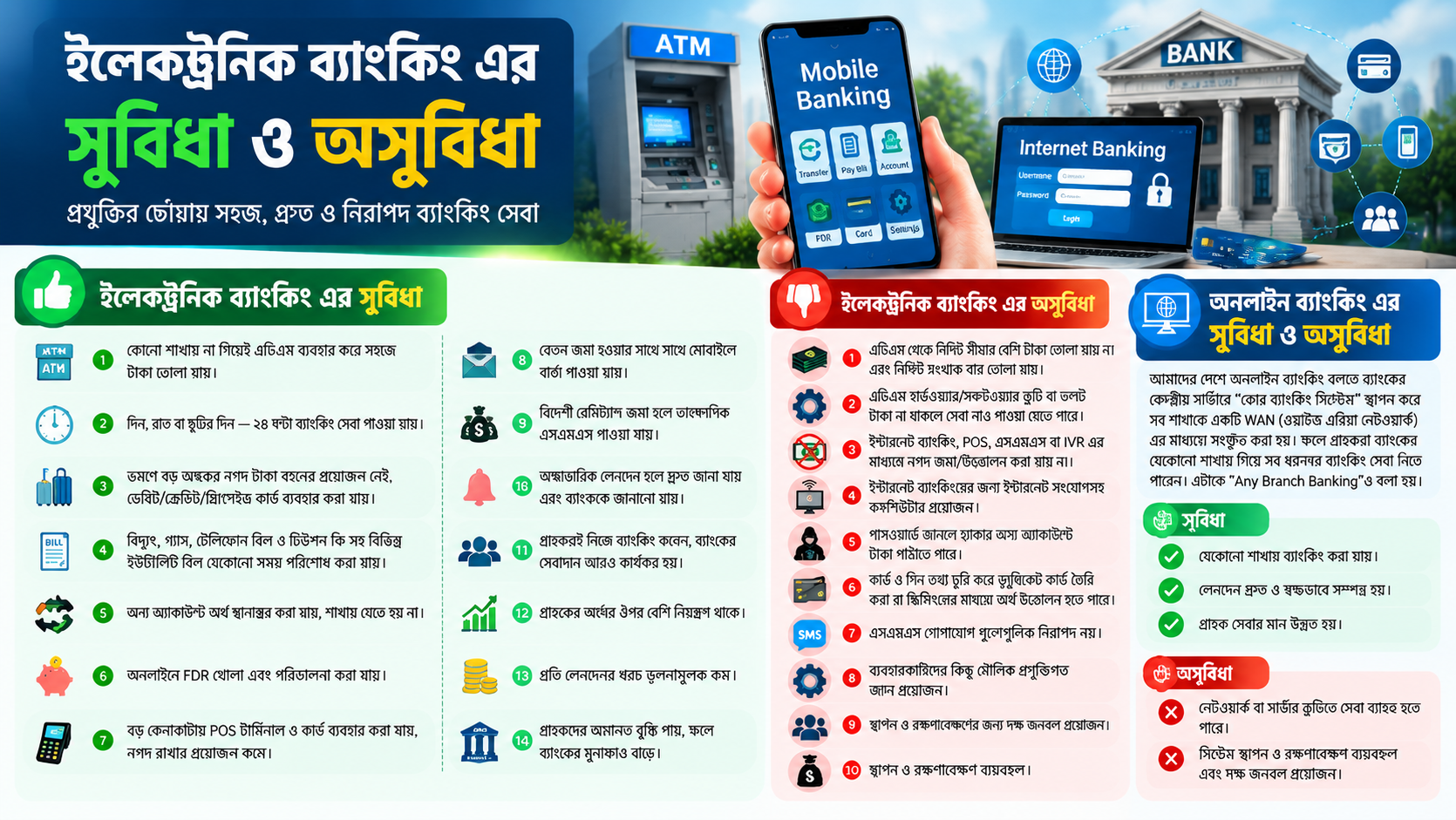 ইলেকট্রনিক ব্যাংকিং কী?
